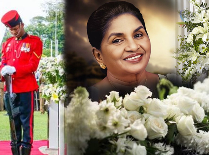 The final rites of the late Mrs. Kalasuri Latha Walpola will be held under state patronage on December 31 at the Borella Public Cemetery